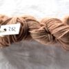 twisted skein of dark fawn yarn