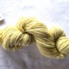 twisted skein of yellow yarn